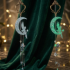 Fairy Moon Resin Wind Chime